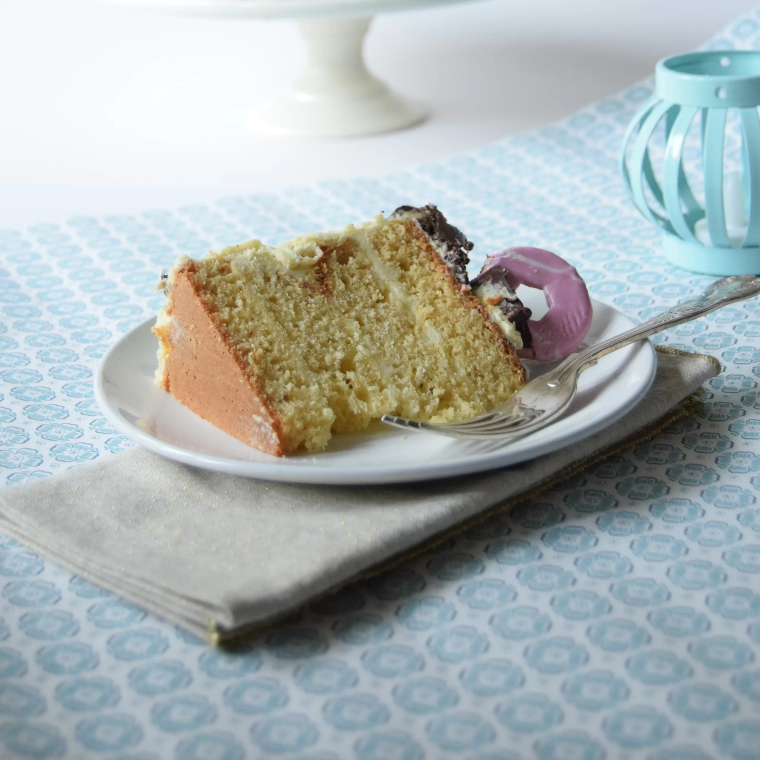 Raspberry Sprinkles Cake, funfetti cake | Lily Vanilli Bakery London