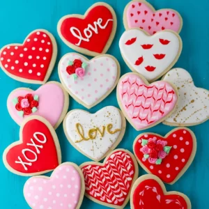 The London cake academy Valentines cookie class